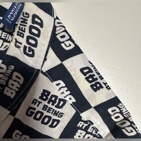 H&M Divided Good at Being Bad / Bad at Being Good Dress Shirt - Picture 4 of 4